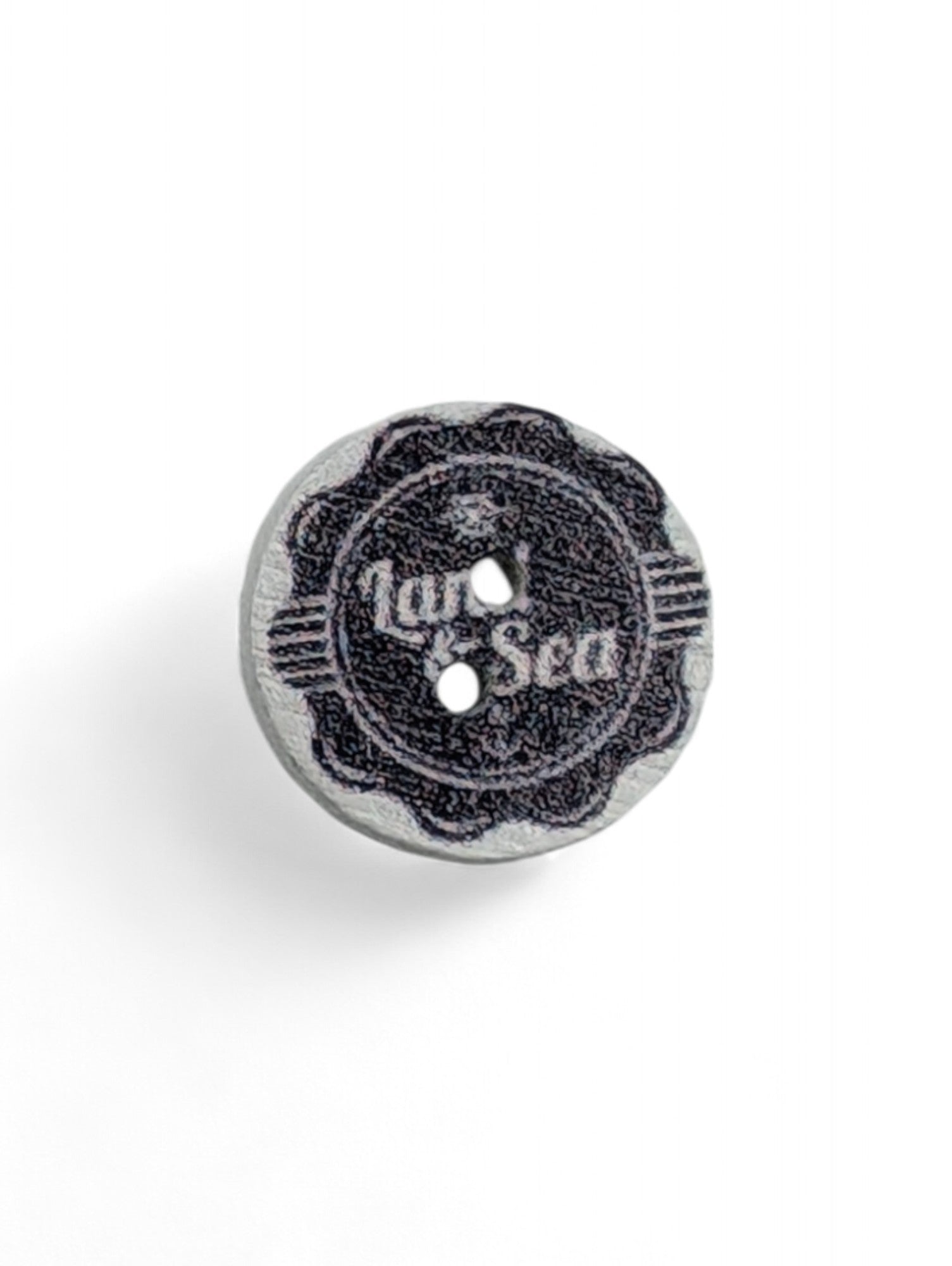 Craft button for sewing - texture detail