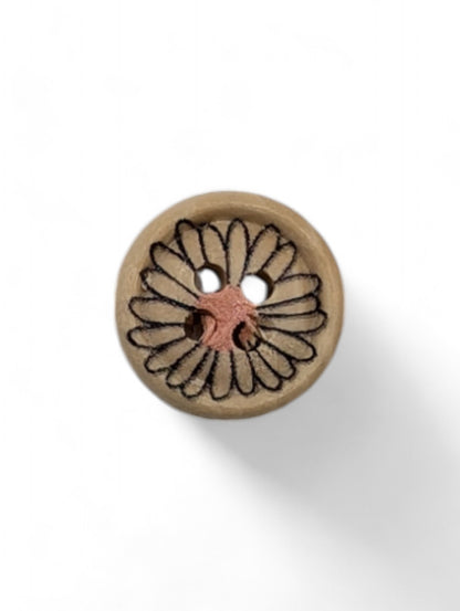 Craft button for sewing