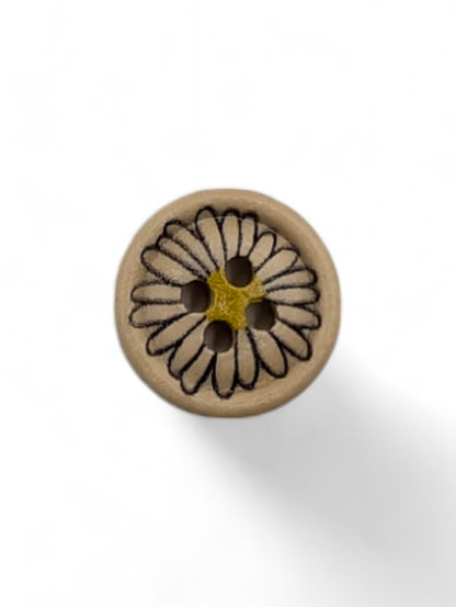 Craft button for sewing - label view