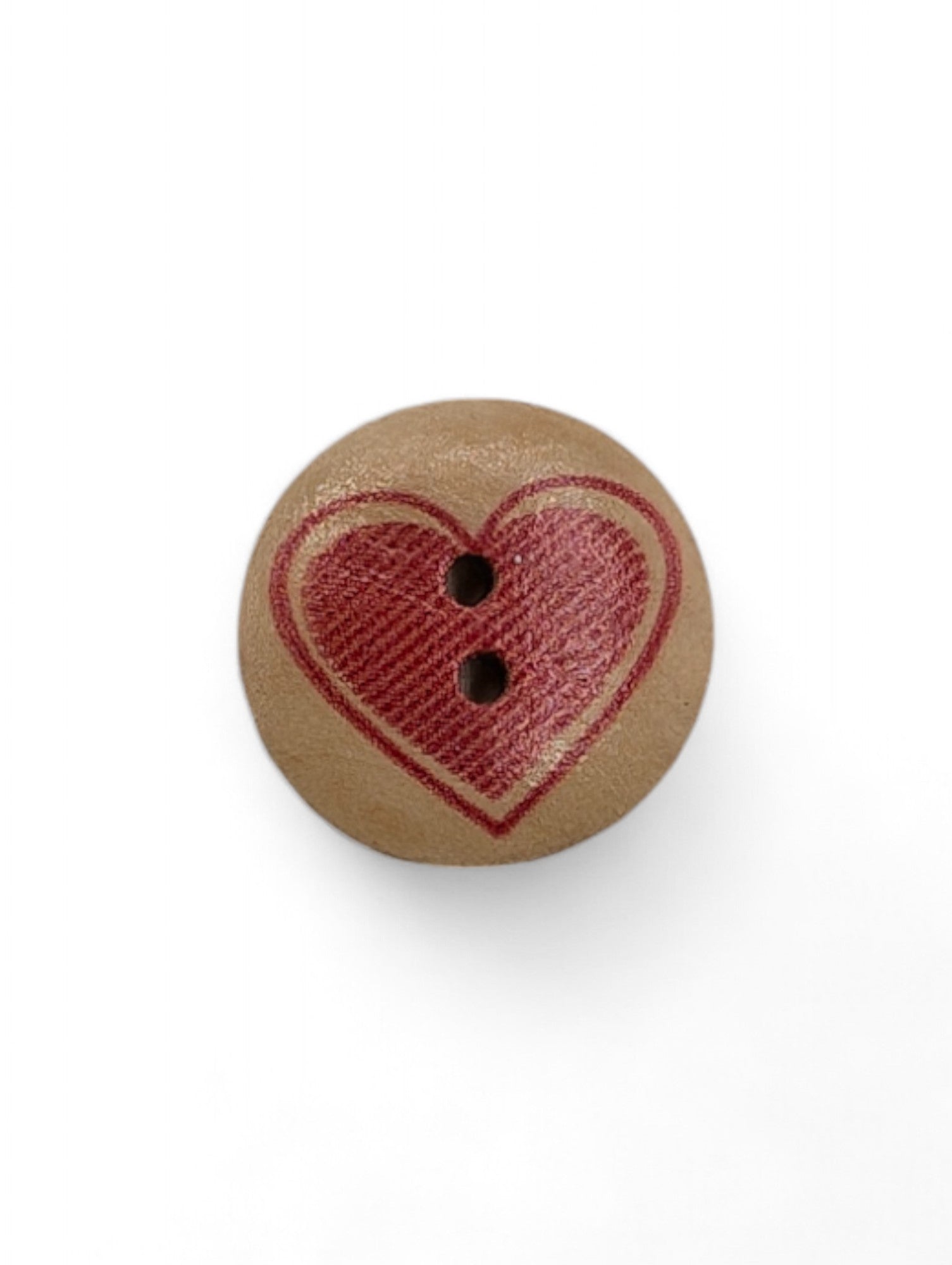 Craft button for sewing - close up detail