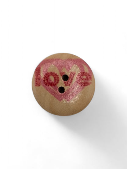 Craft button for sewing - texture detail