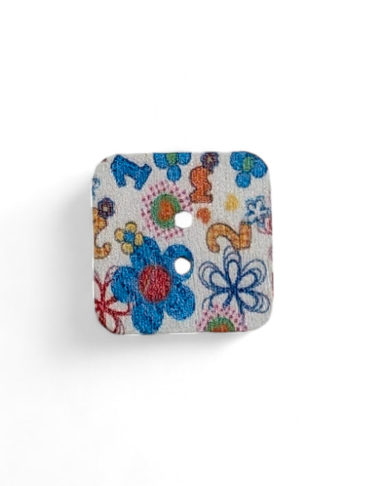 Craft button for sewing - close up detail