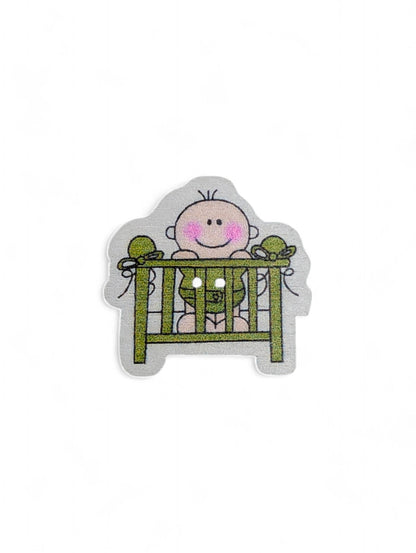 Craft button for sewing