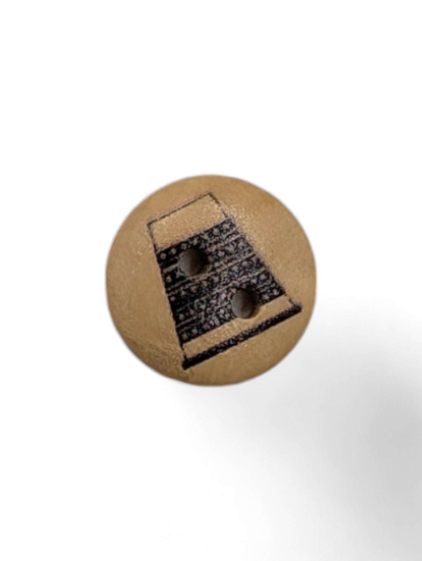 Craft button for sewing - scale reference