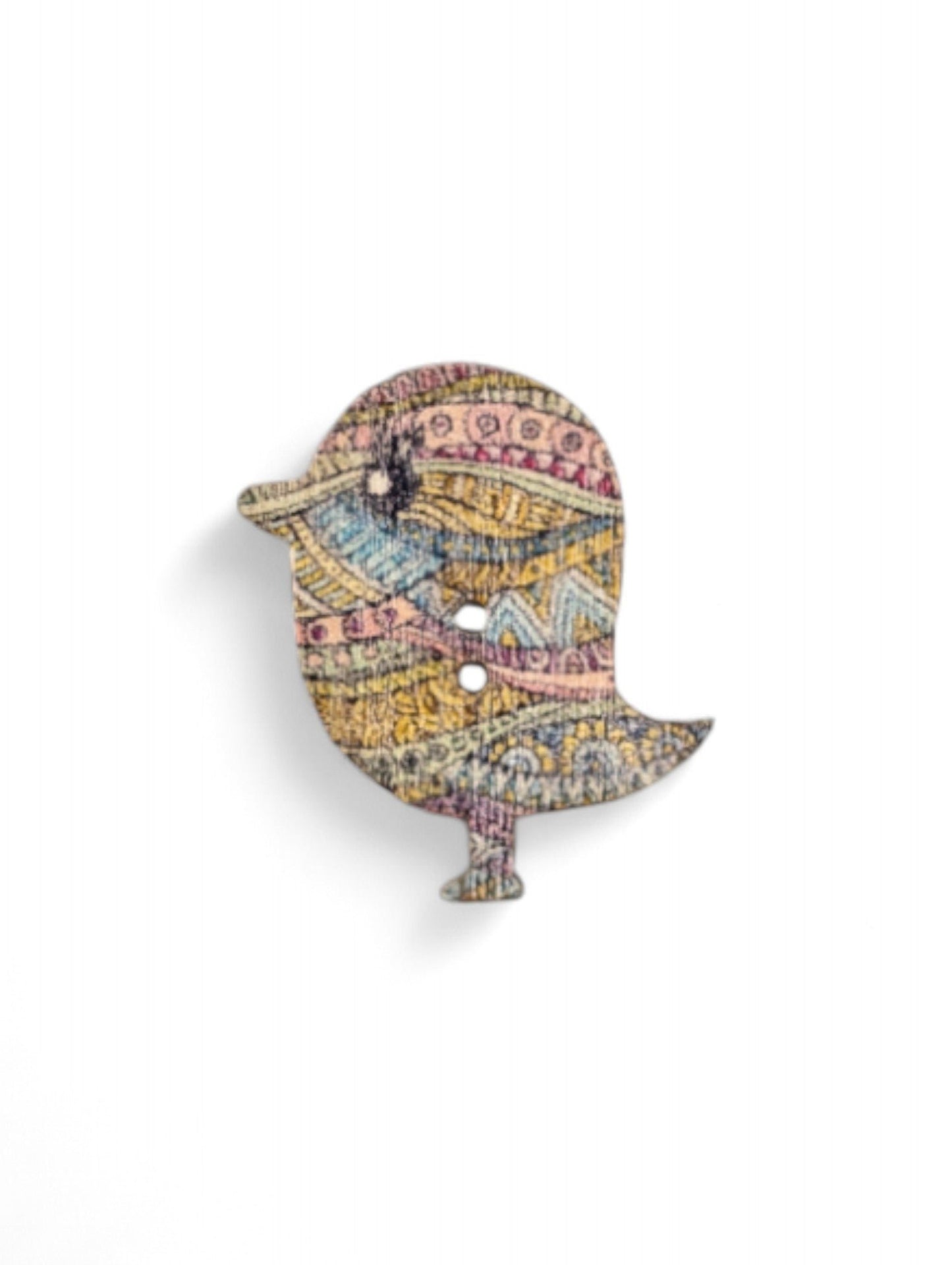 Craft button for sewing - texture detail