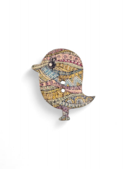 Craft button for sewing - texture detail