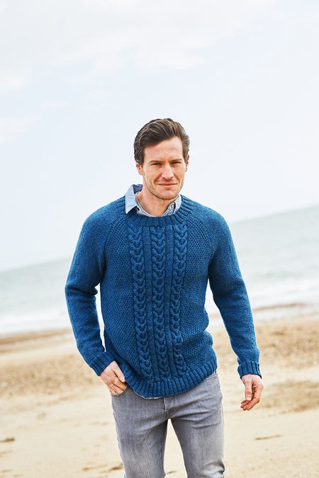 Stylecraft Highland Heathers Pattern 9867 - Round & V Neck Sweaters