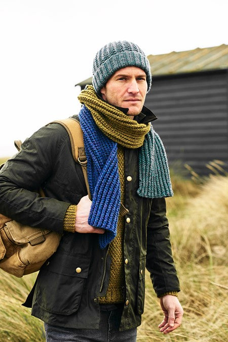 Stylecraft Highland Heathers Aran Pattern 9878 - Hats & Scarves