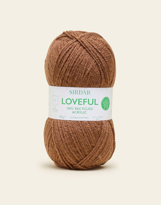 Sirdar Loveful 100% Recycled Acrylic DK - Peat