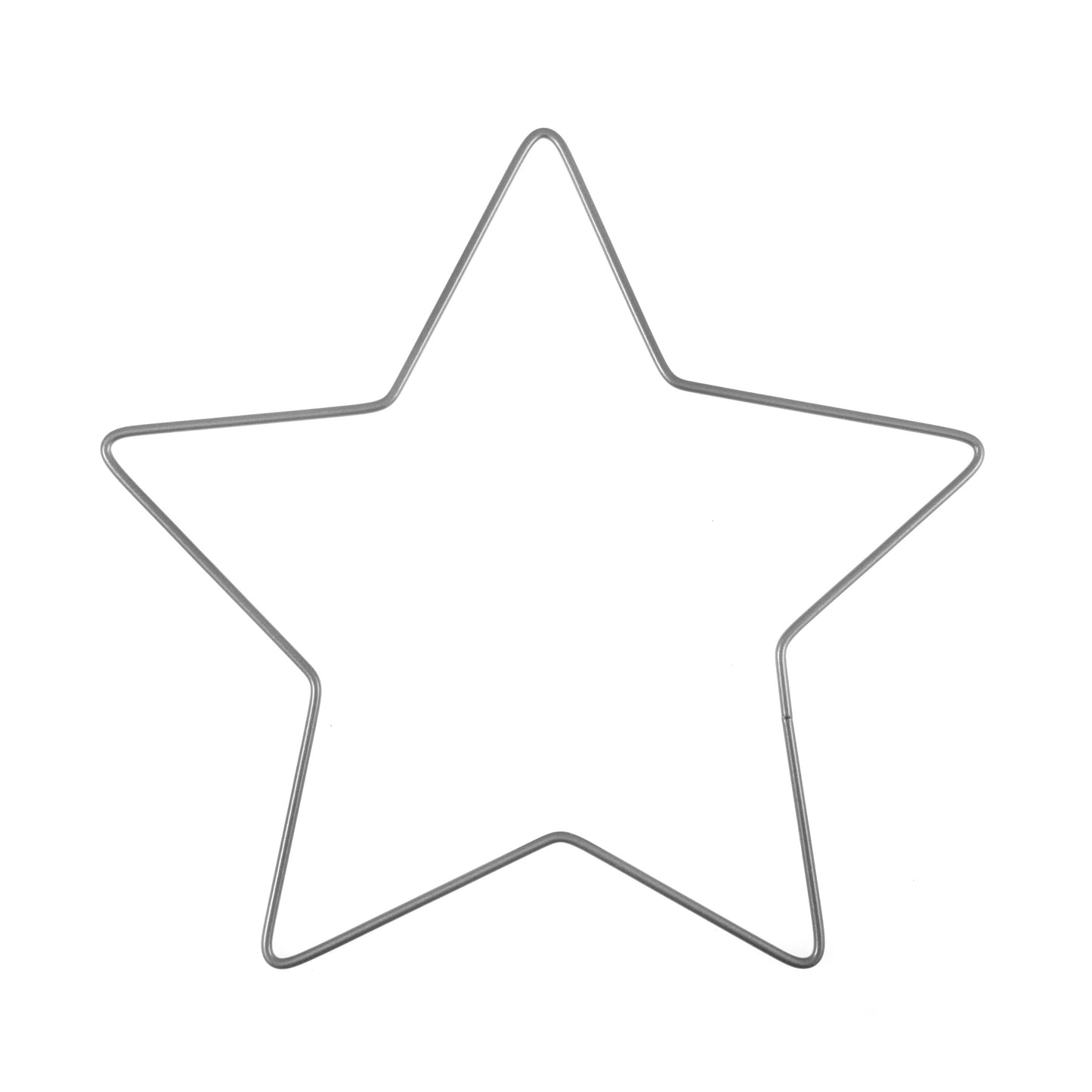 Trimits Craft Hoops Wire Star 20cm Silver