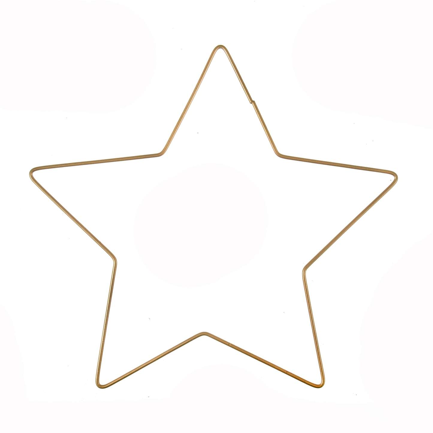 Trimits Craft Hoops Wire Star 25cm Gold