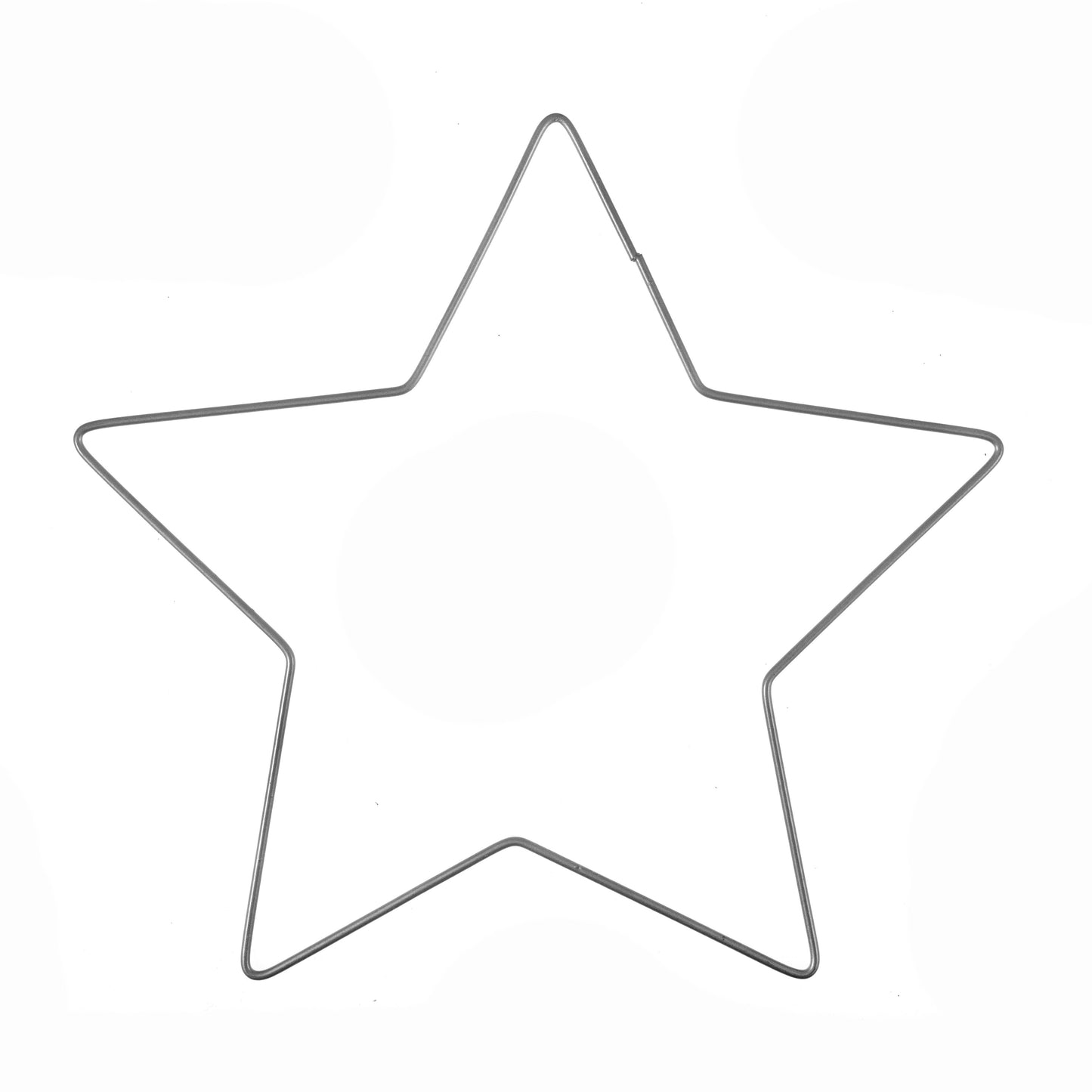 Trimits Craft Hoops Wire Star 25cm Silver