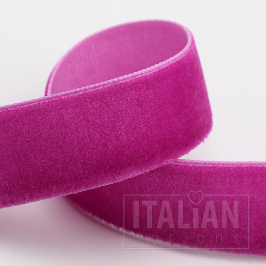 Hot Pink Velvet Ribbon 9mm x 10m