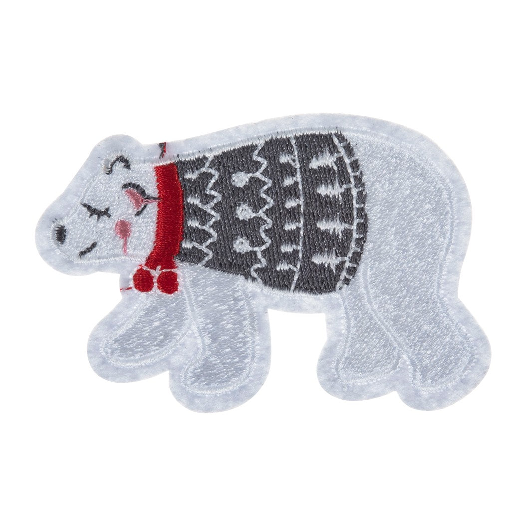 Trimits Christmas Iron-On Motif Polar Bear