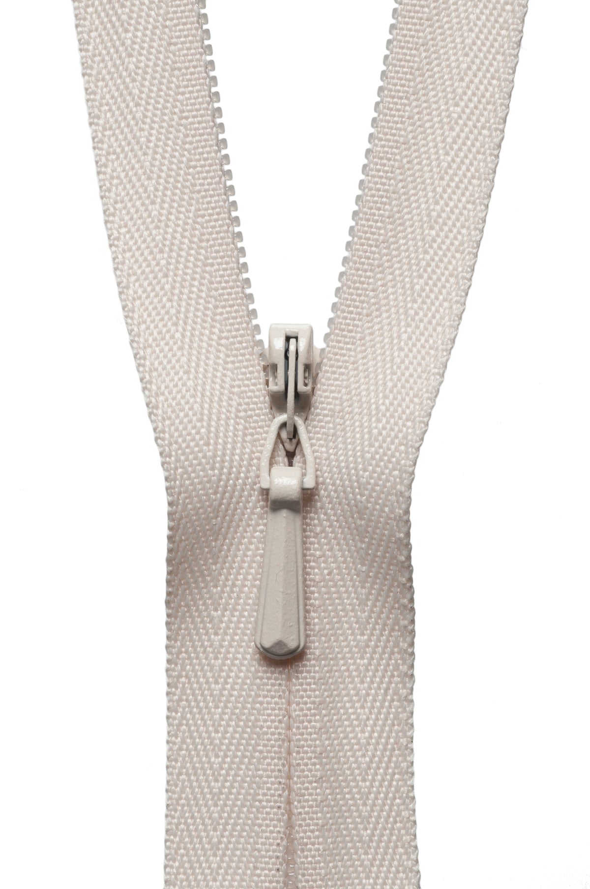 YKK Concealed Zip 20cm Mushroom
