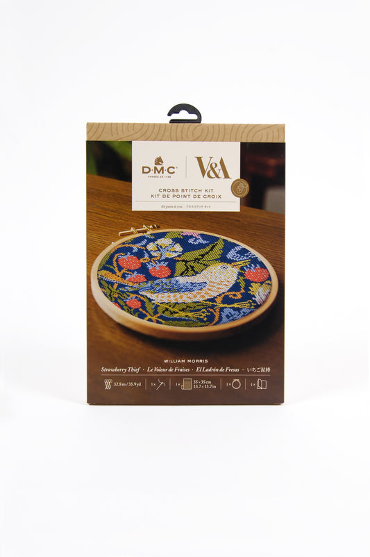 Strawberry thief cross stitch kit