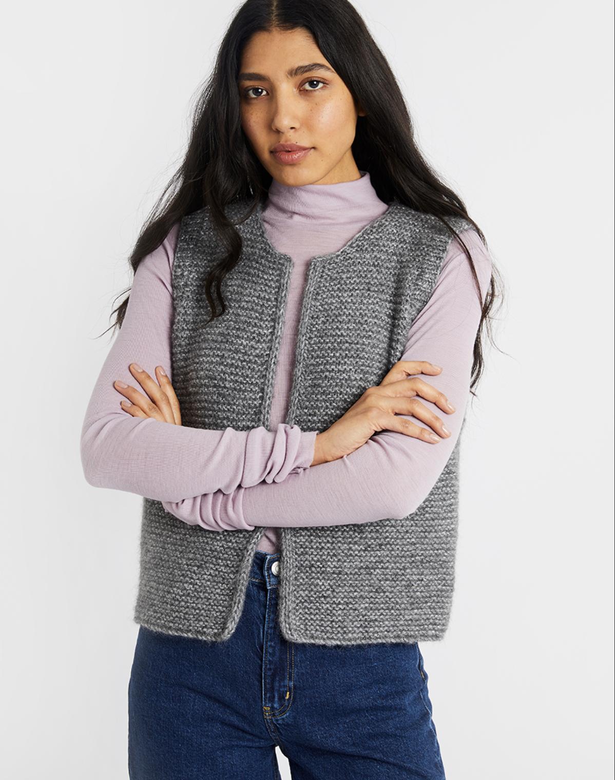 Wool and the Gang Changes Vest Knitting Pattern