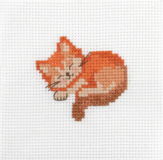 Anchor 1st Kit, Cross Stitch, Sleeping Cat