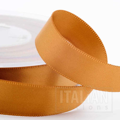 Antique gold satin ribbon