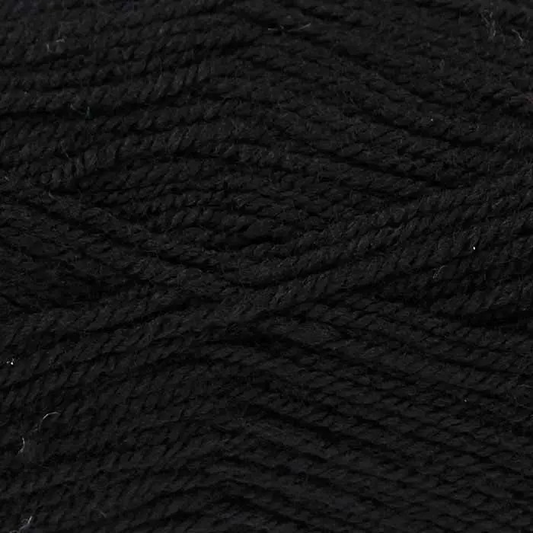 Knitting yarn in black