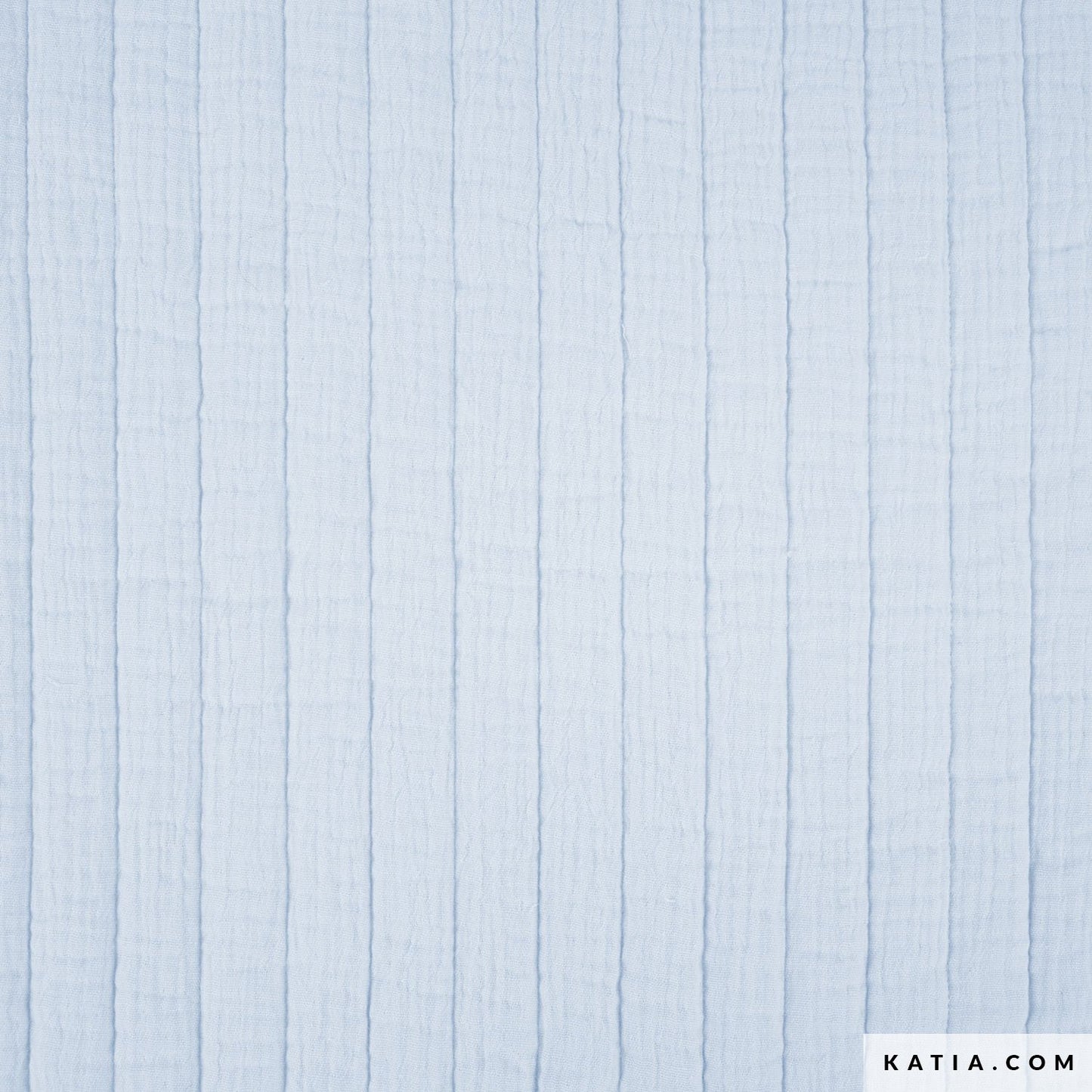 Katia Padded Mousseline Solid - Baby Blue (Half Metre)