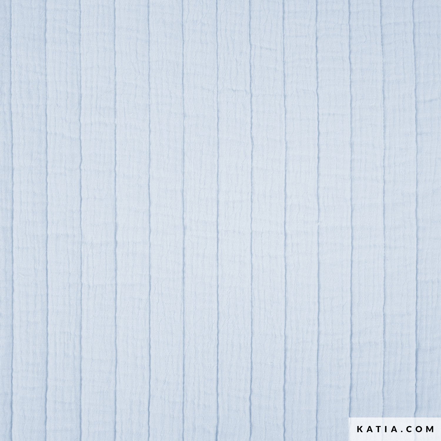 Katia Padded Mousseline Solid - Baby Blue (Half Metre)