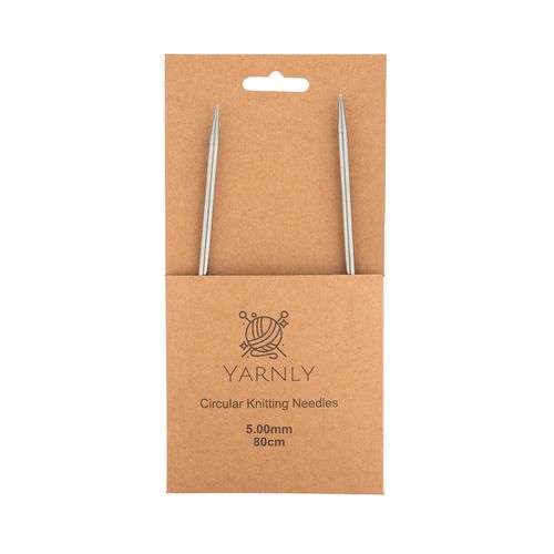 Yarnly Circular Knitting Needle 5mm x 80cm
