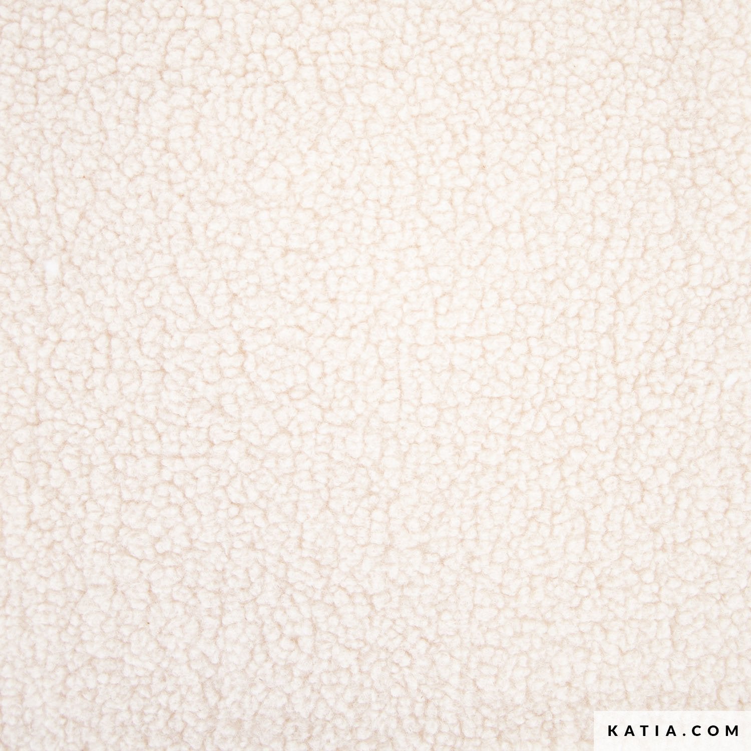 Katia Sherpa Fabric - Cream (Half Metre)