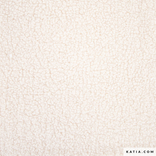 Katia Sherpa Fabric - Cream (Half Metre)