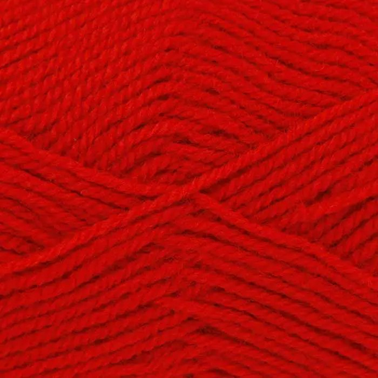 Knitting yarn in red