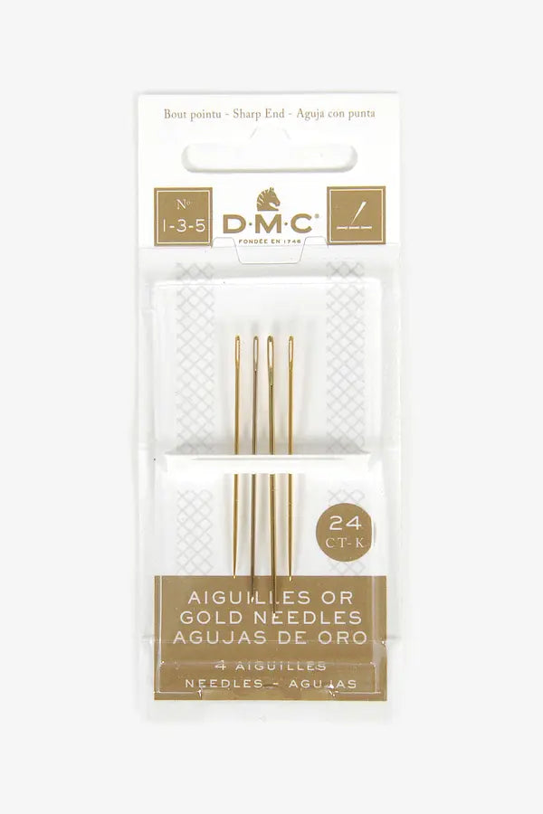 Dmc gold needles no1-3-5