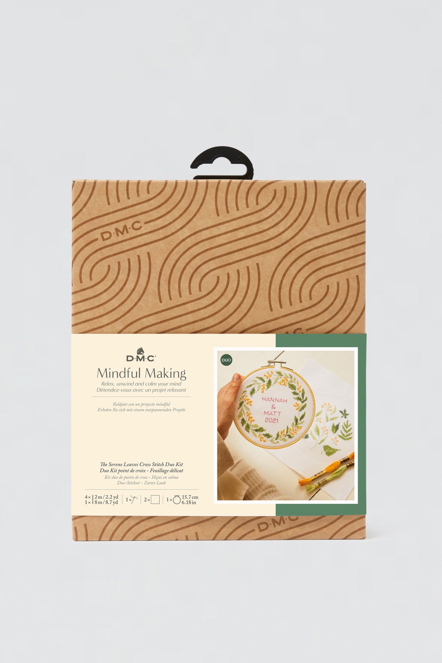 DMC The Serene Leaves Cross Stitch Duo Kit