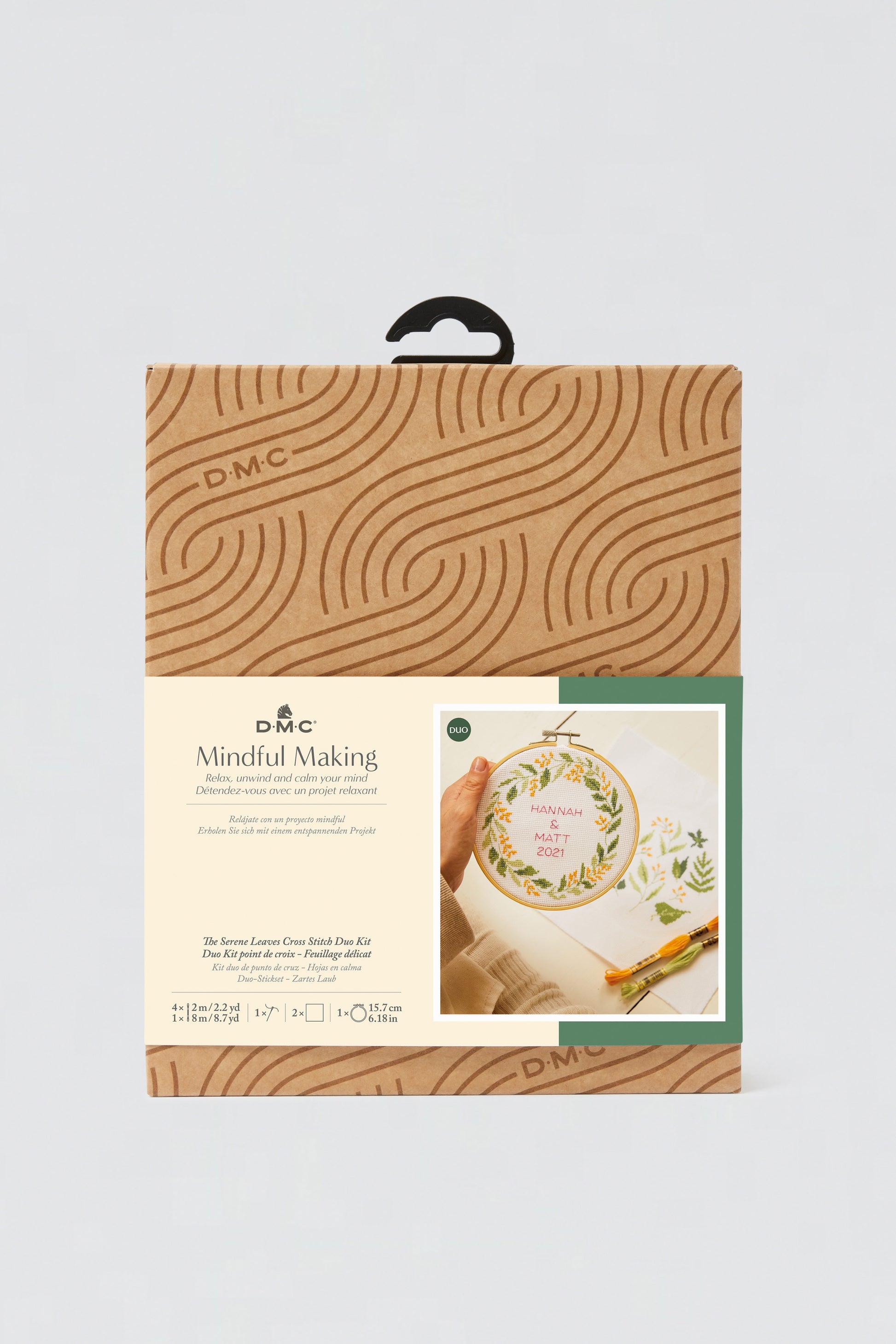 DMC The Serene Leaves Cross Stitch Duo Kit