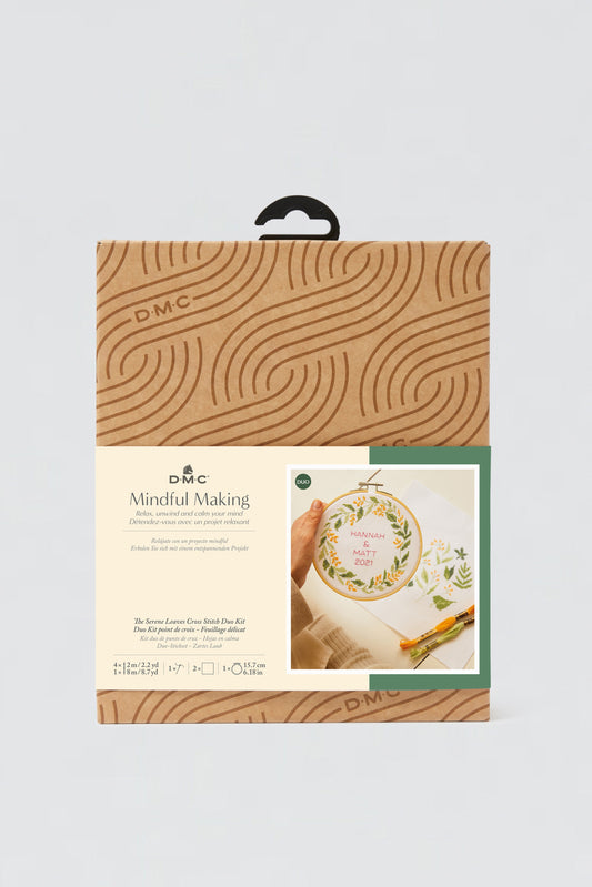 DMC The Serene Leaves Cross Stitch Duo Kit