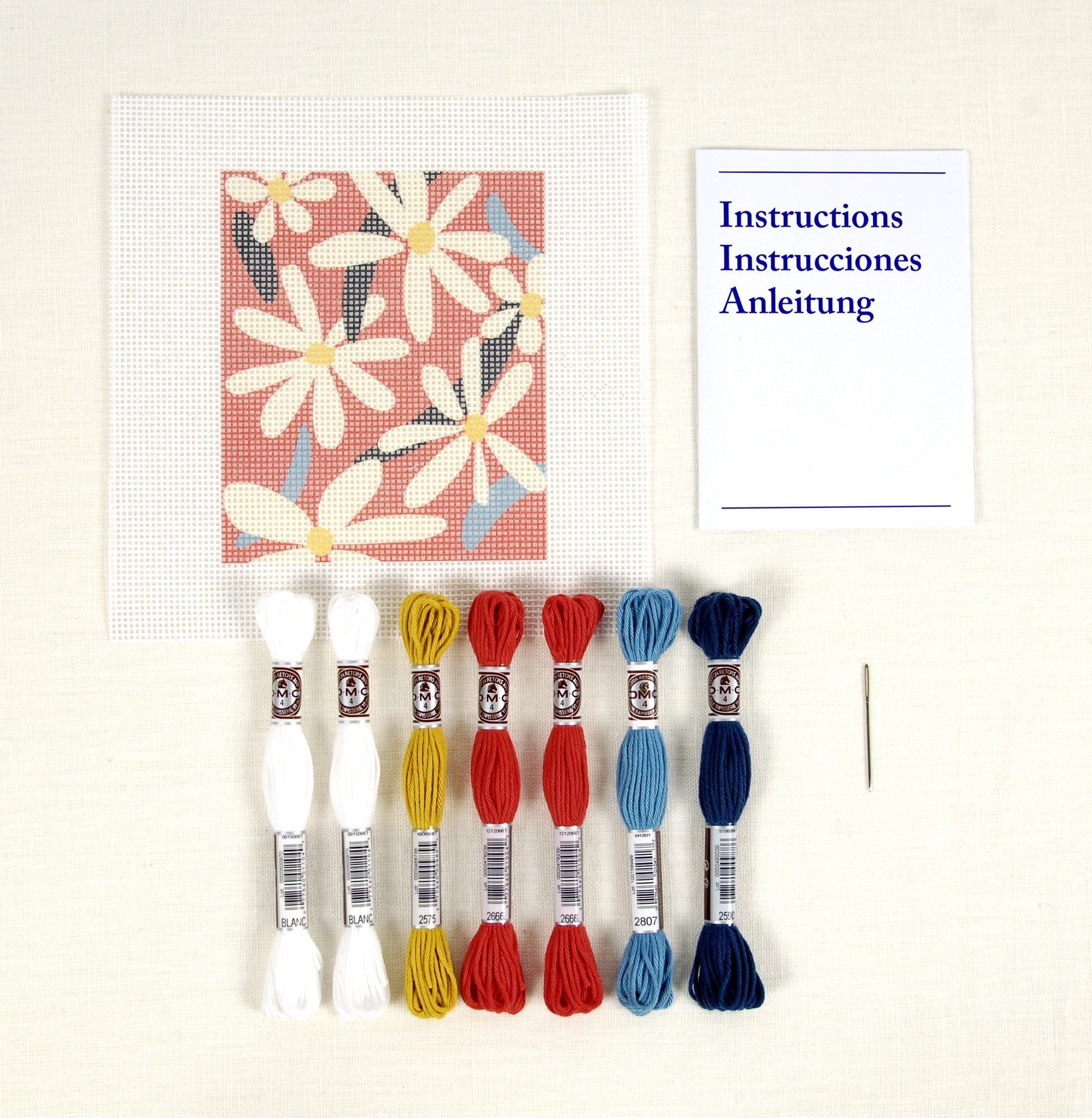 DMC Tapestry kit - Abstract Flowers