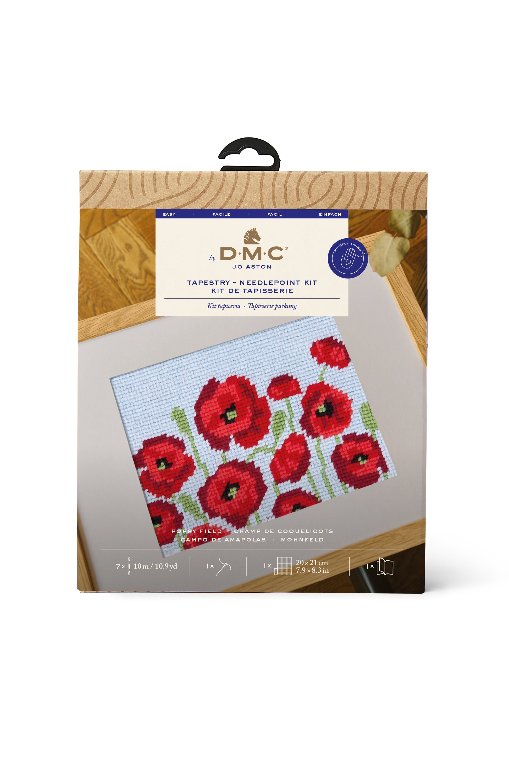 DMC KIT TAPISSERIE - CHAMP DE COQUELICOTS
