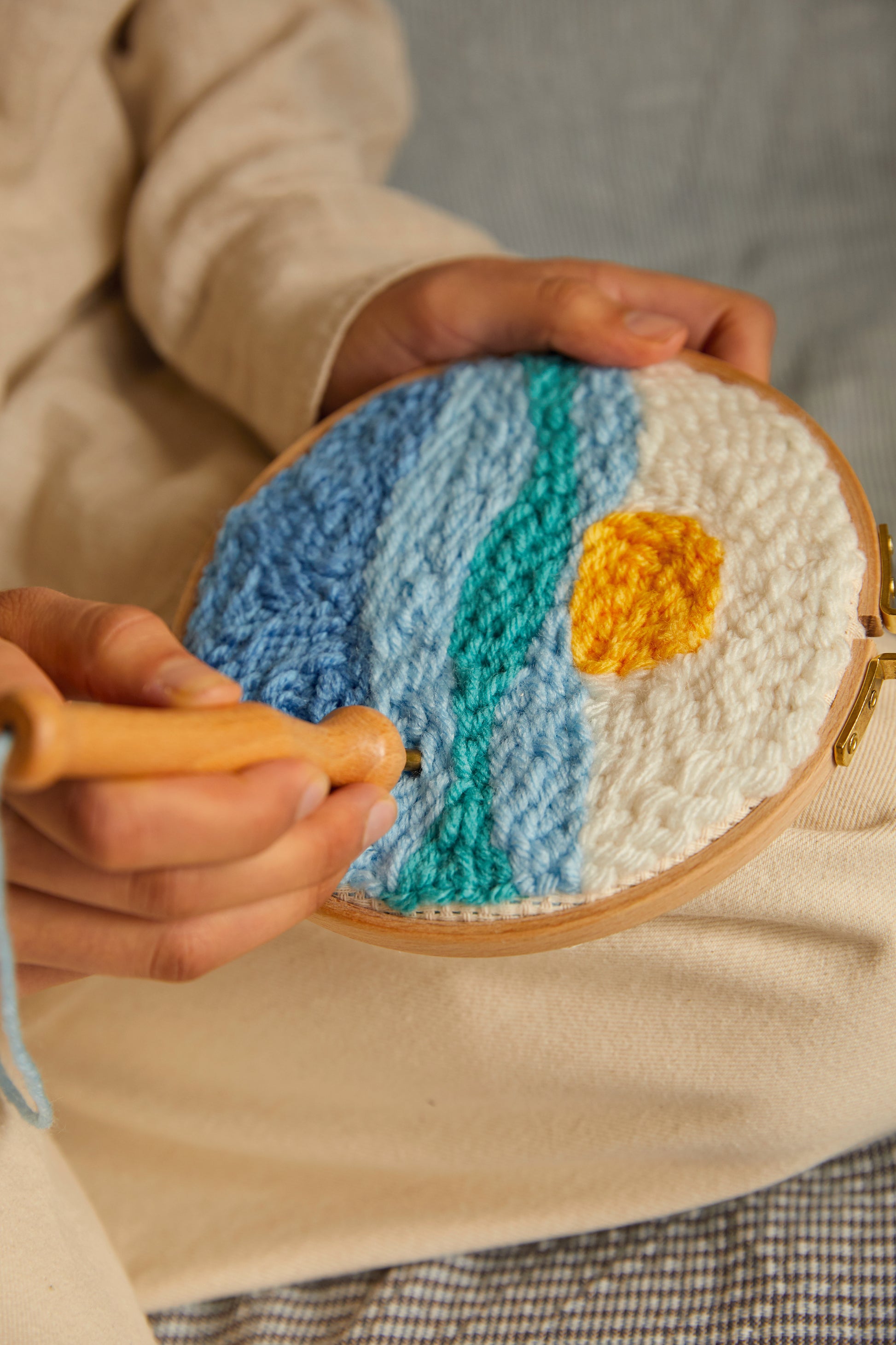 DMC The Ocean Meditation Punch Needle Kit