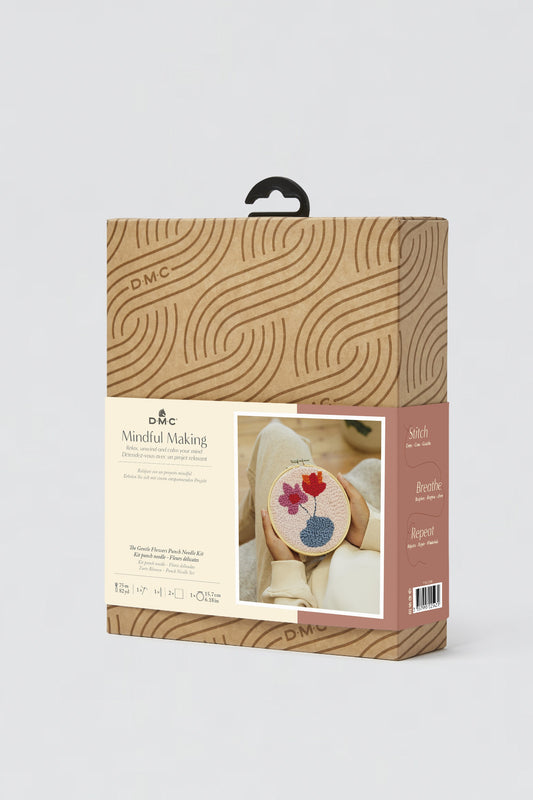 DMC The Gentle Flowers Punch Needle Kit