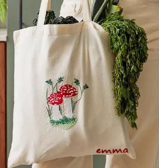 DMC Mushroom Tote Bag Kit