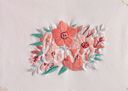 DMC LOVE FLOWERS KIT A4