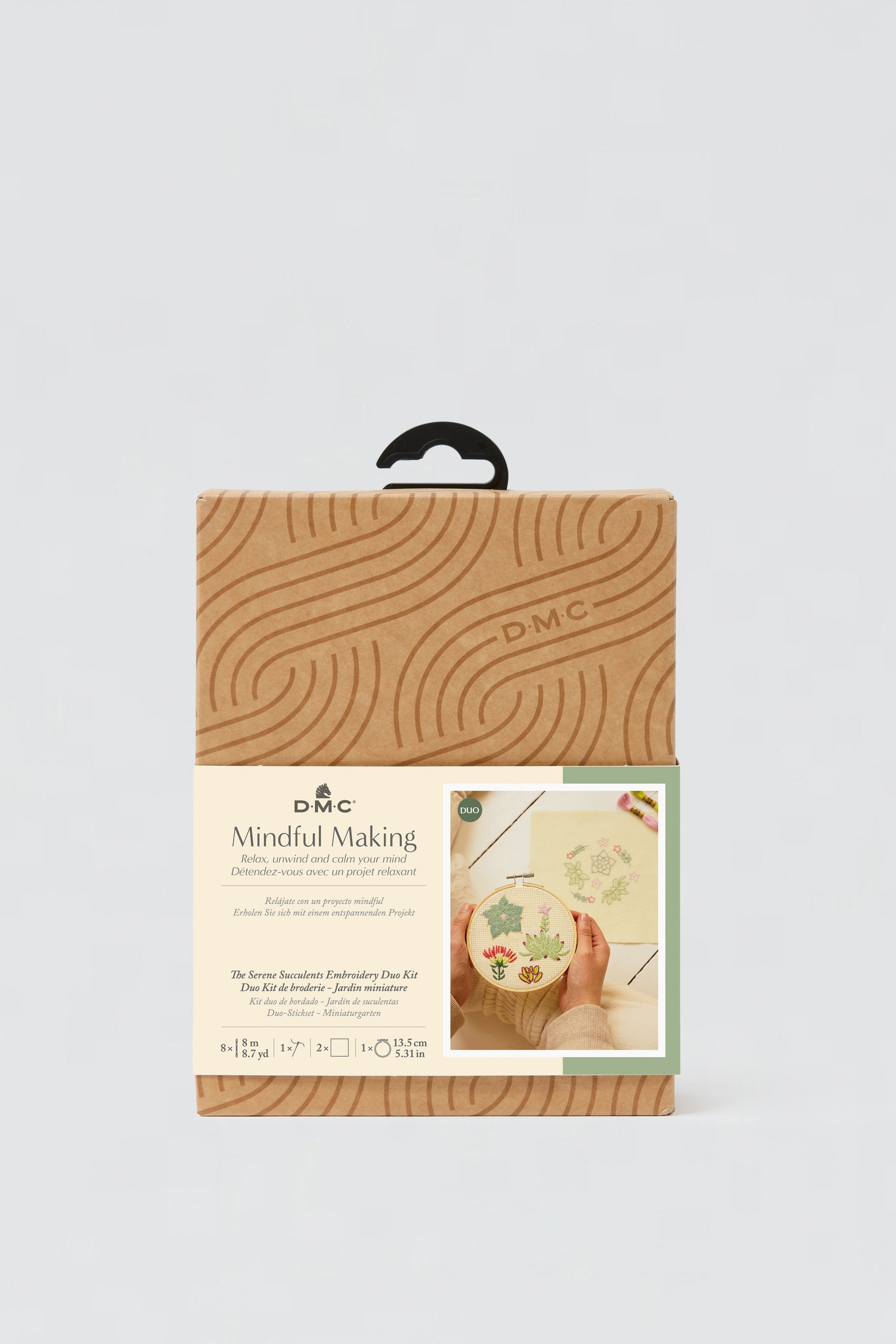 DMC The Serene Succulents Embroidery Duo Kit