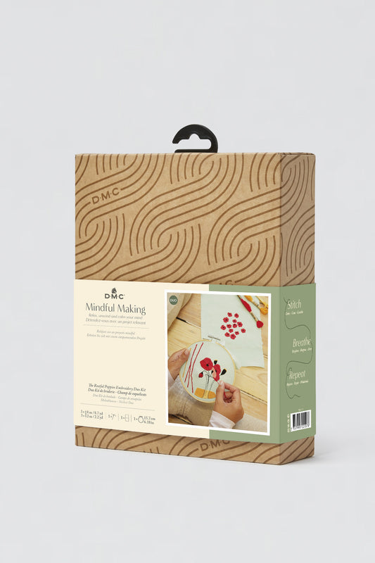 DMC The Restful Poppies Embroidery Duo Kit