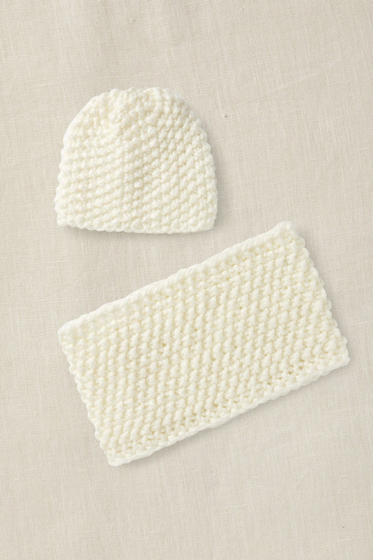 DMC The Cosy Hat & Snood Knitting Kit