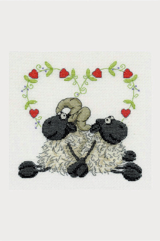 DMC Counted Cross Stitch Kit.  Love You Too
