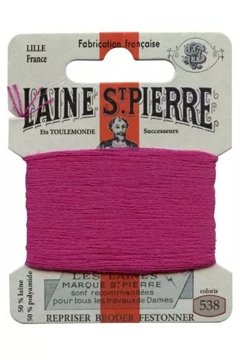 Laine Saint-Pierre embroidery thread shade 538 Fuchsia