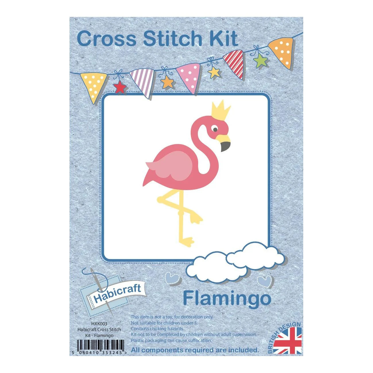 Flamingo cross stitch