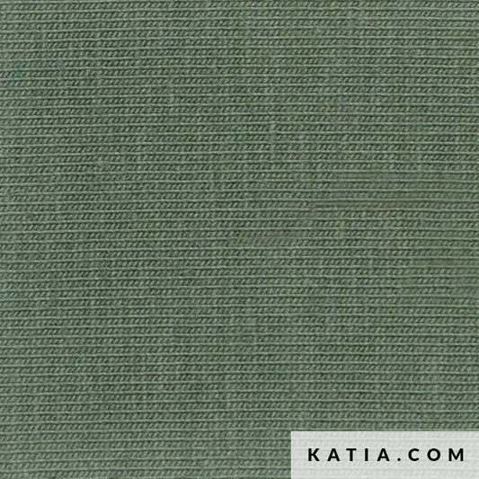 Katia Jersey Solid Colors - Kaki (Half Metre)