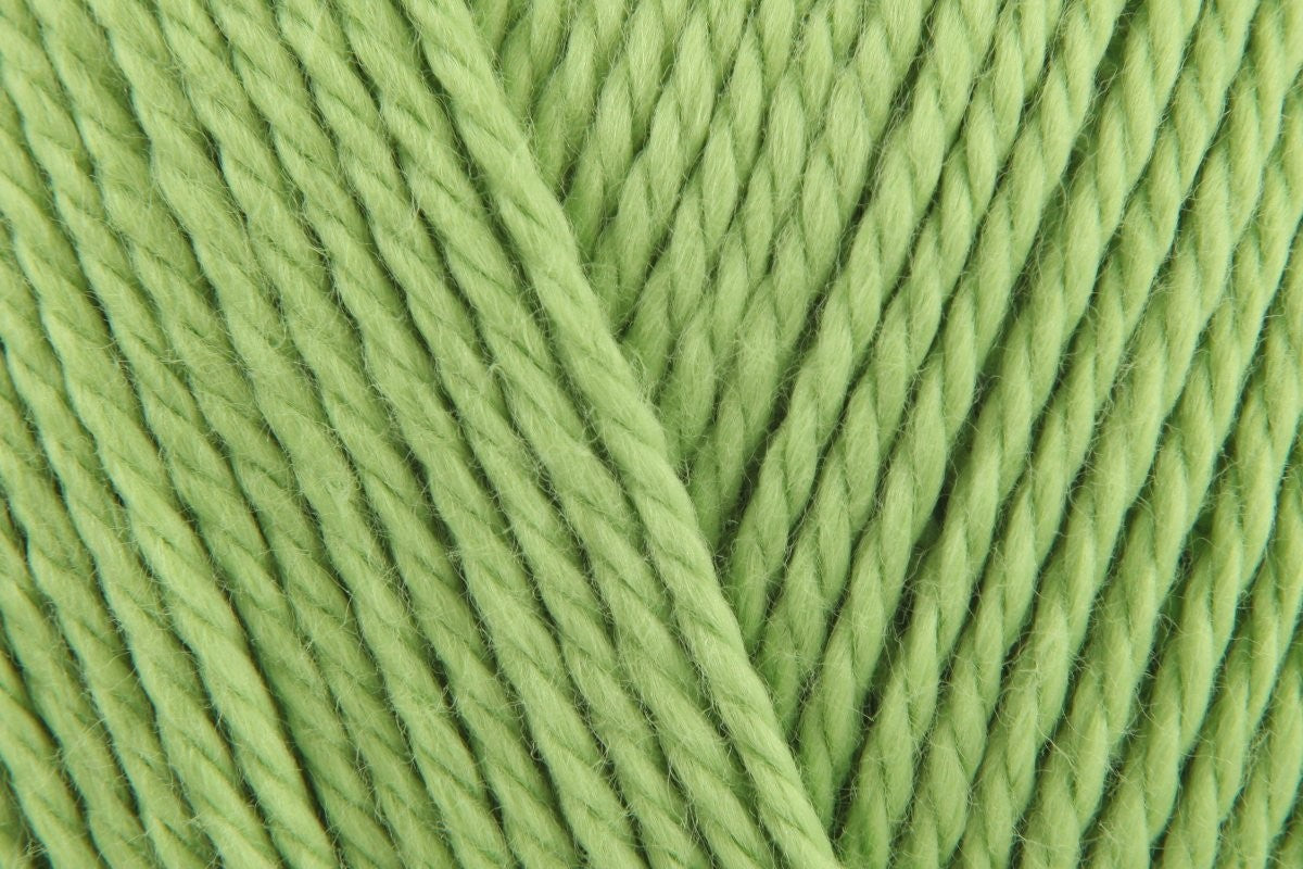 King Cole yarn in lime, cotton blend