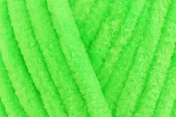 King Cole yarn in green - close up detail