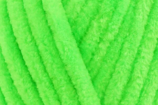 King Cole yarn in green - close up detail